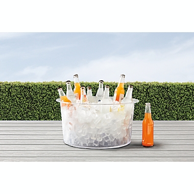 Simply Essential&trade; 6-Gallon Clear Ice Tub. View a larger version of this product image.