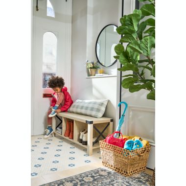 Studio 3B&trade; 26-Inch Round Wall Mirror in Black. View a larger version of this product image.