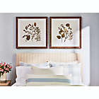 Alternate image 2 for Bee &amp; Willow&trade; Floral Print 30-Inch Square Framed Wall Art in Natural (Set of 2)
