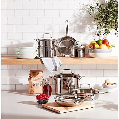Cuisinart&reg; Chef&#39;s Classic&trade; Pro Stainless Steel 11-Piece Cookware Set. View a larger version of this product image.