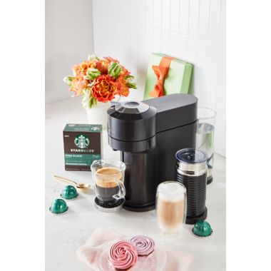 Nespresso&reg; Machine Breville Vertuo Next Premium Coffee Machine with Milk Frother in Black. View a larger version of this product image.