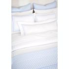 Alternate image 1 for Everhome&trade; Sullivan Triple Baratta 3-Piece King Duvet Cover Set in White/White