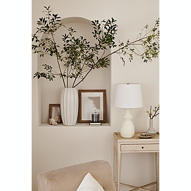 Everhome&trade; Decorative Ceramic Vase in White. View a larger version of this product image.