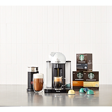 Nespresso&reg; Machine by Breville&reg; Vertuo Coffee and Espresso Maker Bundle in Chrome. View a larger version of this product image.