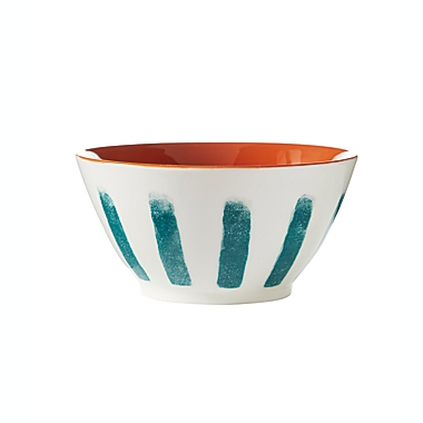 Wild Sage&trade; Lia Printed 16-Piece Dinnerware Set in Teal Combo. View a larger version of this product image.