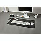 Alternate image 1 for Simply Essential&trade; Reversible Desk Blotter in Blue/ Black