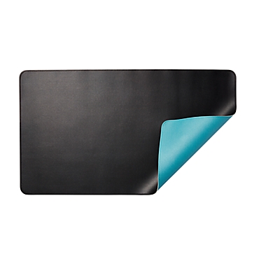 Simply Essential&trade; Reversible Desk Blotter in Blue/ Black. View a larger version of this product image.