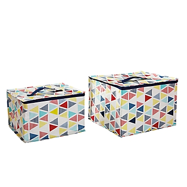 Simply Essential&trade; Zipper Storage Cubes (Set of 2). View a larger version of this product image.
