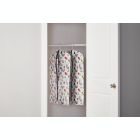 Alternate image 1 for Simply Essential&trade; Multicolor Triangles Hanging Garment Bags (Set of 2)