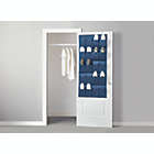 Alternate image 1 for Simply Essential&trade; 20-Pocket Over-The-Door Shoe Organizer in Navy