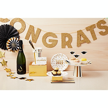 H for Happy&trade; 10-Piece Graduation Decoration Set. View a larger version of this product image.