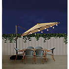 Alternate image 2 for Everhome&trade; Crackle Hanging Outdoor Solar Umbrella Clip Light