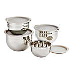 Alternate image 6 for Our Table&trade; Stainless Steel Mixing Bowls with Lids (Set of 4)