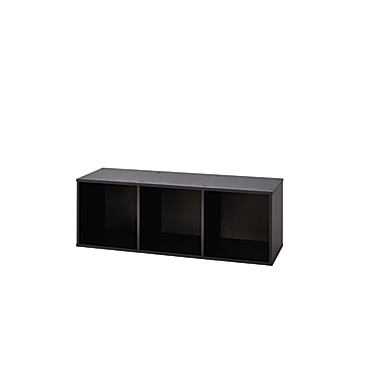 Simply Essential&trade; 3-Cube Organizer in Black. View a larger version of this product image.