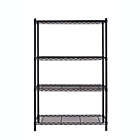 Alternate image 2 for Simply Essential&trade; 4-Tier Heavy Duty Metal Shelving Unit in Black