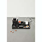 Alternate image 6 for Simply Essential&trade; 7.1-Inch x 10.8-Inch USB Charging Desk Organizer in Black