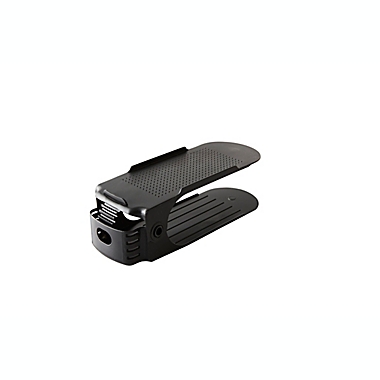Simply Essential&trade; Adjustable Shoe Slots in Black (Set of 8). View a larger version of this product image.