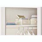 Alternate image 1 for Squared Away&trade; Small Canvas Storage Box in Egret/Oyster Grey