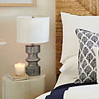Alternate image 2 for Everhome&trade; Cinched Clear Glass Table Lamp with Linen Shade