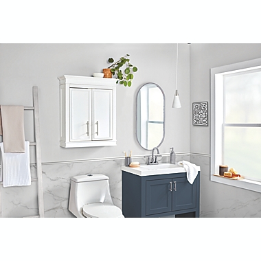 Everhome&trade; Cora Wall Cabinet in White. View a larger version of this product image.