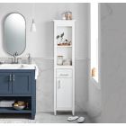 Alternate image 1 for Everhome&trade; Cora 4-Shelf Bath Cabinet/Shelf Tower in White