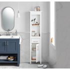 Alternate image 2 for Everhome&trade; Cora 4-Shelf Bath Cabinet/Shelf Tower in White