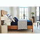 Alternate image 1 for Everhome&trade; Henley Leaf 3-Piece Reversible Full/Queen Duvet Cover Set in Skyway