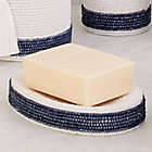 Alternate image 1 for Everhome&trade; Beaded Striped Soap Dish in White/Blue