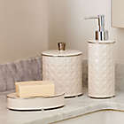 Alternate image 1 for Everhome&trade; Cane Bath Jar with Lid in White