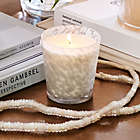 Alternate image 1 for Everhome&trade; Amber Musk 9 oz. Medium Glass Jar Candle with Lid in Taupe