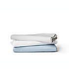 Alternate image 8 for Nestwell&trade; Washed Cotton Percale 180-Thread-Count Queen Sheet Set in Blue Fog