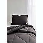 Alternate image 8 for UGG&reg; Corey 3-Piece Reversible Full/Queen Comforter Set in Off Black