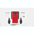 Alternate image 1 for H for Happy&trade; 6-Piece Flocked Christmas Tree, Garland, and Wreath Set with LED Lights