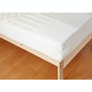 Simply Essential&trade; 1.5-Inch 5-Zone Foam Twin XL Mattress Topper in Neutral. View a larger version of this product image.