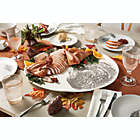 Alternate image 1 for Bee & Willow&trade; 20-Inch Turkey Motif Serving Platter in White
