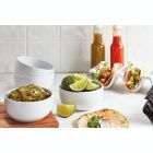 Alternate image 2 for Our Table&trade; Ceramic Pinch Bowls in White (Set of 4)