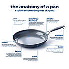 Alternate image 4 for T-fal&reg; Pure Cook Nonstick Aluminum 3-Piece Fry Pan Set in Black
