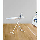 Alternate image 1 for Squared Away Striped Heat Reflective Ironing Board Cover in Blue/Ivory