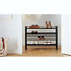 Alternate image 2 for ORG&trade; Compact 4-Tier Shoe Rack in Grey