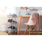 Alternate image 9 for Squared Away&trade; 3-Tier Utility Storage Cart in Grey