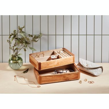 Haven&trade; 2-Piece Stackable Jewelry Tray Organizer. View a larger version of this product image.