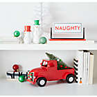 Alternate image 2 for H for Happy&trade; 9.84-Inch Naughty/Nice Metal Reversible Tabletop Sign