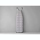 Alternate image 1 for Simply Essential&trade; Stripe and Sticks Ironing Board Cover in Grey/White