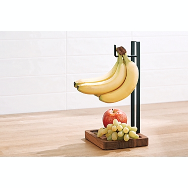 Our Table&trade; Wood and Metal Banana Hanger in Black. View a larger version of this product image.