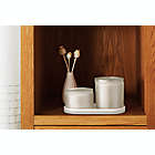 Alternate image 1 for Haven&trade; Eulo 3-Piece Jar and Tray Set in Coconut Milk