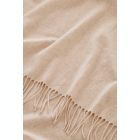 Alternate image 2 for The Threadery&trade; Herringbone Cashmere Blend Throw Blanket in Grey