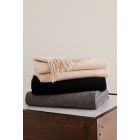 Alternate image 3 for The Threadery&trade; Herringbone Cashmere Blend Throw Blanket in Grey