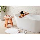 Alternate image 3 for Haven&trade; Teak Expandable Tub Tray in Natural