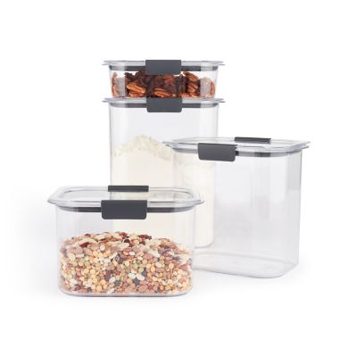 Rubbermaid&reg; Brilliance&trade; Pantry 4-Piece Dry Ingredients Storage Set. View a larger version of this product image.