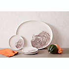 Alternate image 2 for Bee & Willow&trade; Turkey Motif Appetizer Plates (Set of 4)